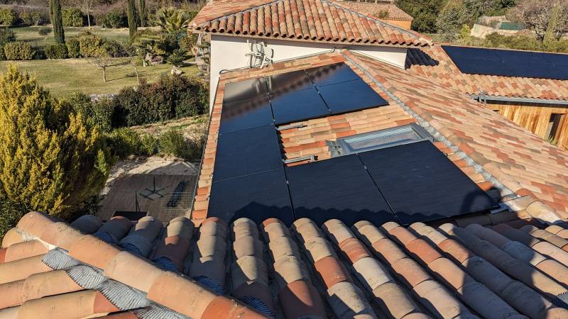 Installation de panneaux solaires en autoconsommation avec batterie virtuelle à Aix en Provence